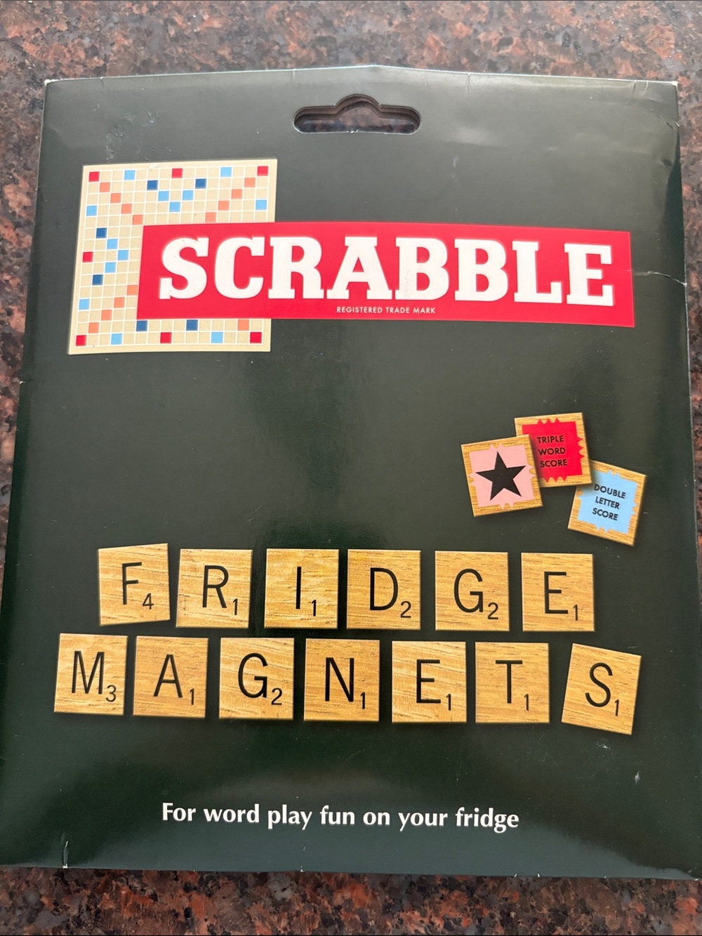 Scrabble Fridge Magnets complete